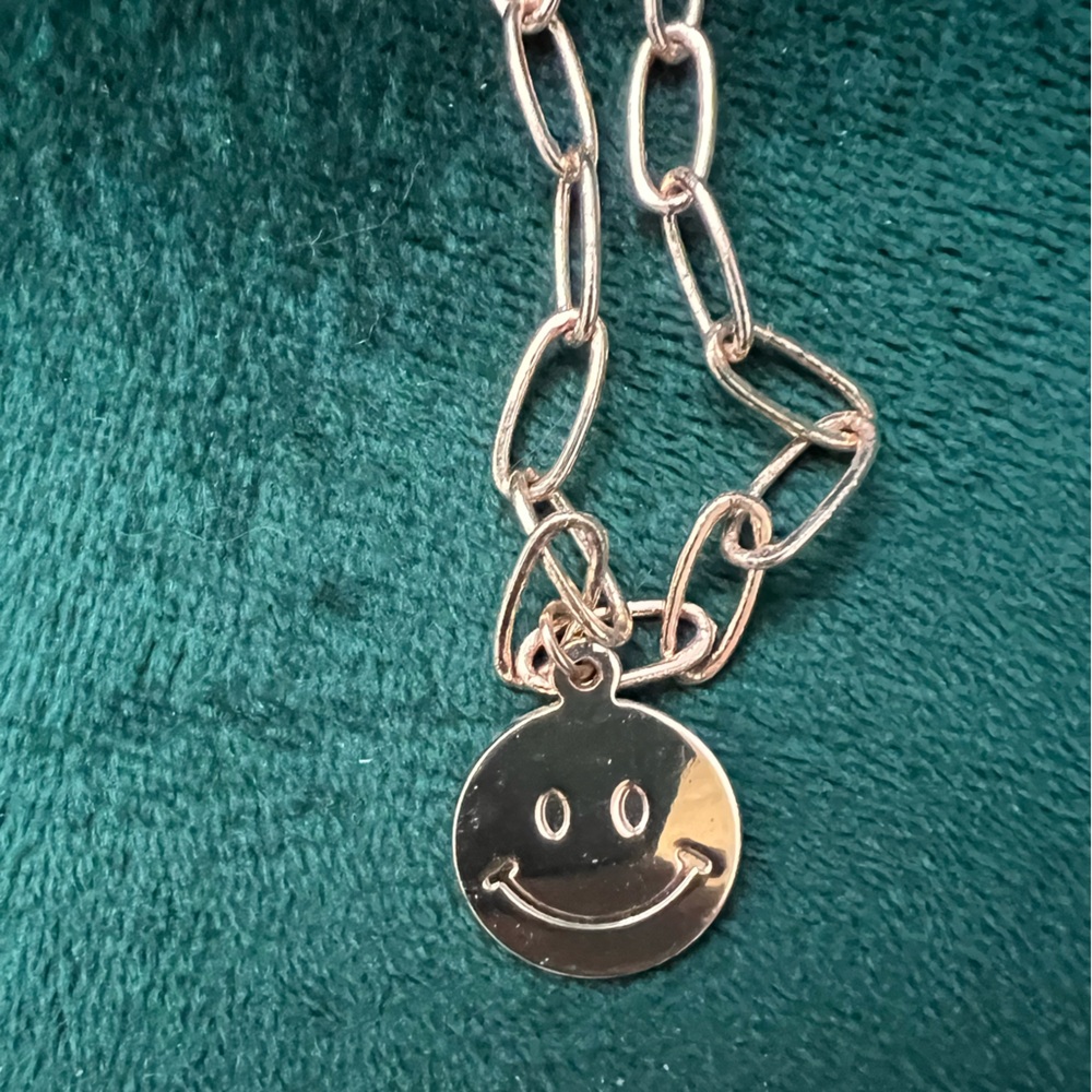 $5 ADD ON Smiley Face Necklace 😊